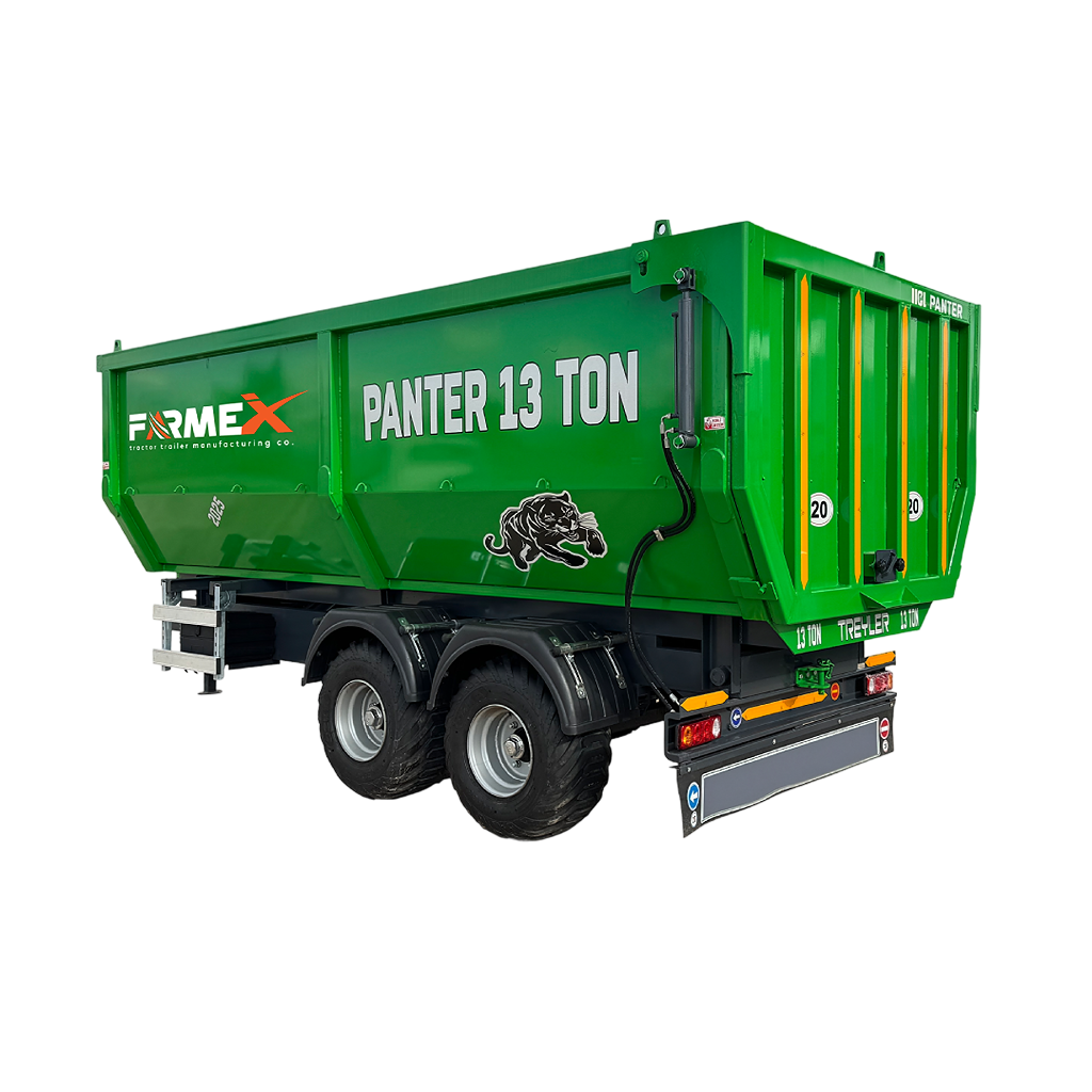 
DOUBLE TILLER POOL TYPE AGRICULTURAL TRAILER